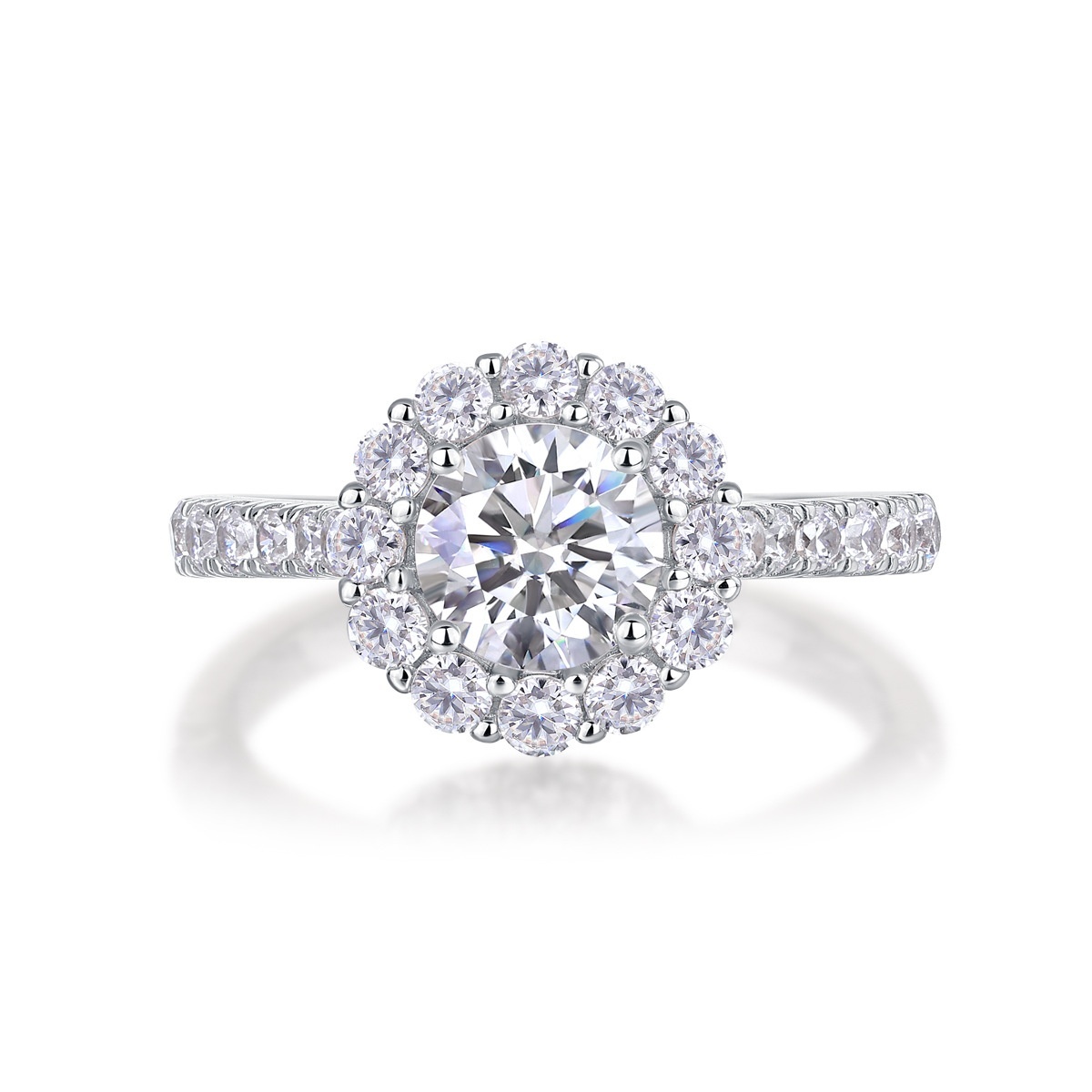 Moissanite Light Luxury Ring Women Do Not Fade - Image 3