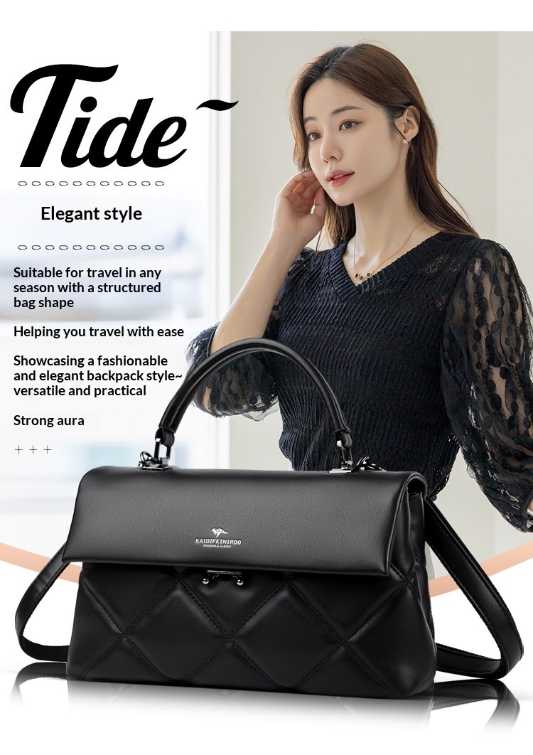 Ladies' Handheld Cross Shoulder Bag - Image 34