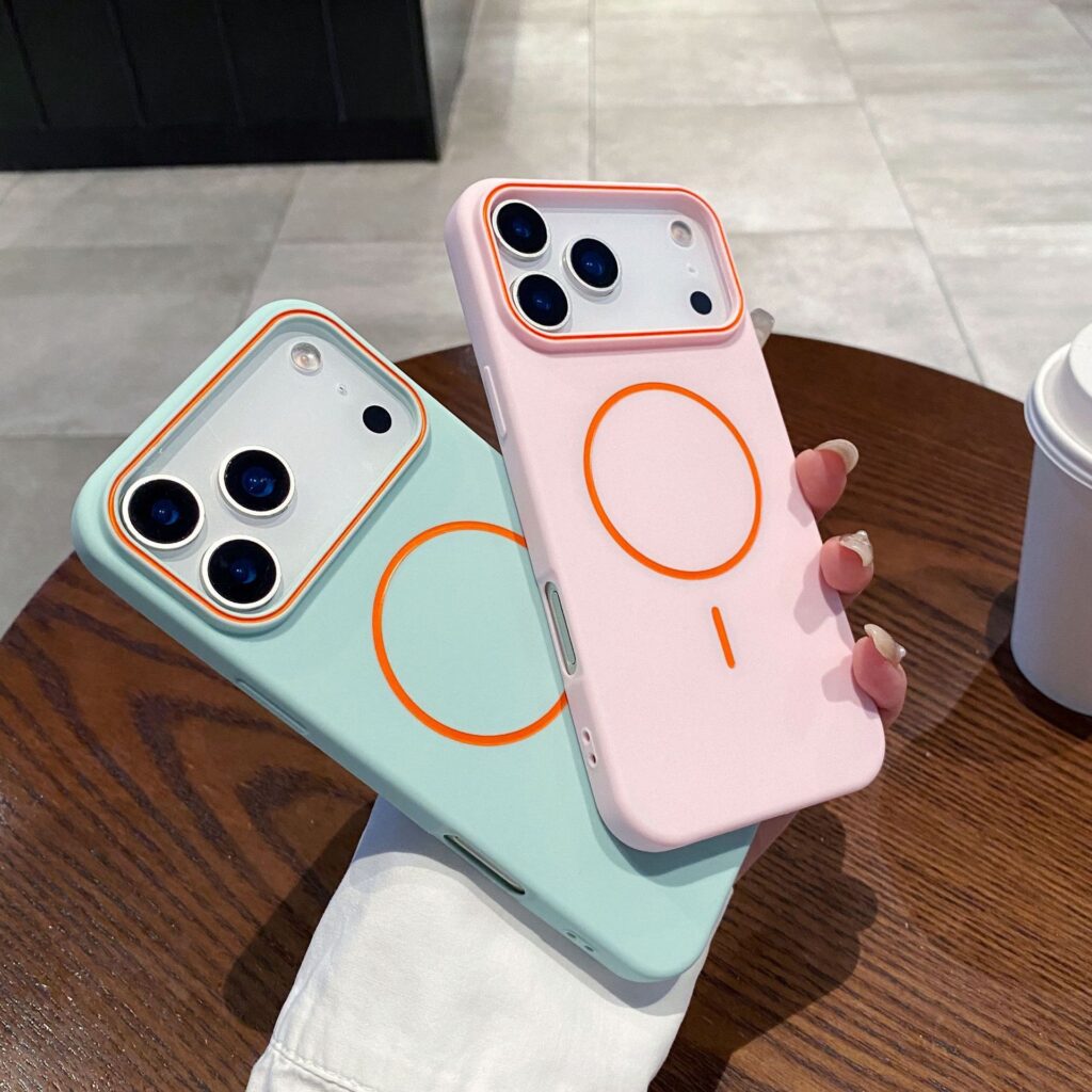 Matte Textured Strong-magnet TPU Phone Case With Drop And Slip Resistance