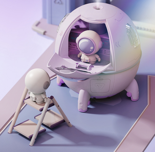 USB Astronaut Humidifier Ornaments Moisturizing Household Home Decor - Image 16