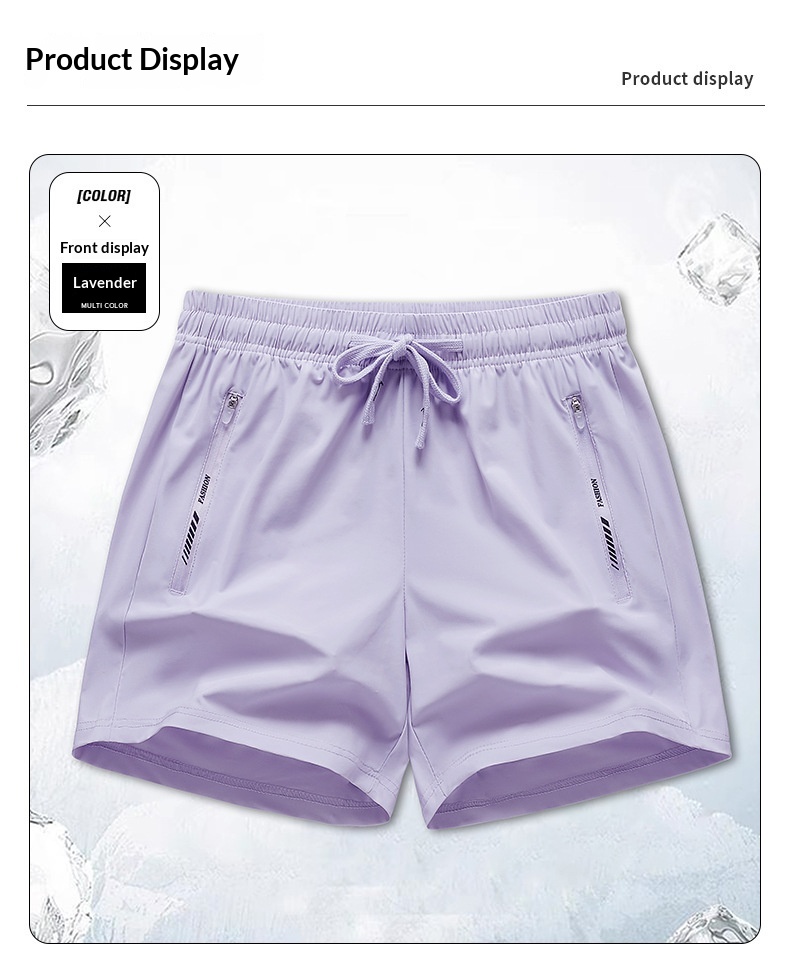 Quick-drying Loose-fitting Mens Sporty Casual Pants Thin Ice Silk Fabric - Image 20