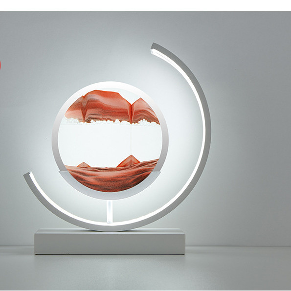 High-end Business Gifts Quicksand Painting 3D Living Room Decorations Lights Creative Lamp Led Lights - Image 5