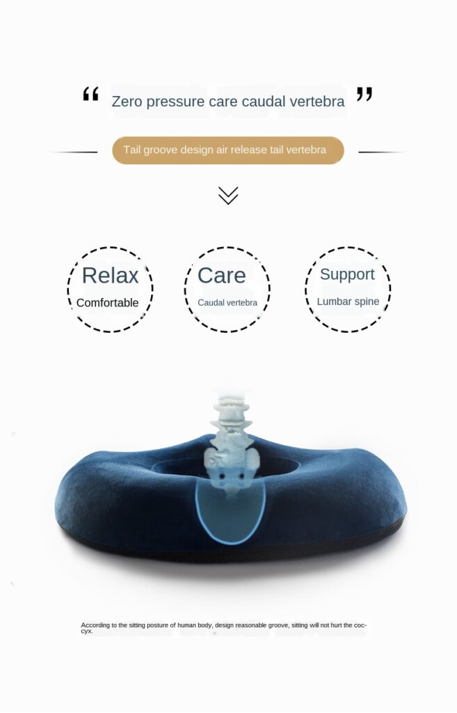 Seat Cushion Pillow for Office Memory Foam