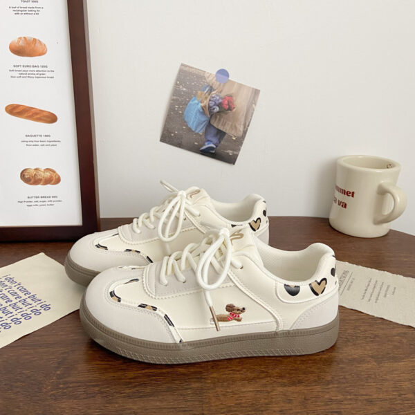 Women's Versatile Casual White Sneakers - Image 13