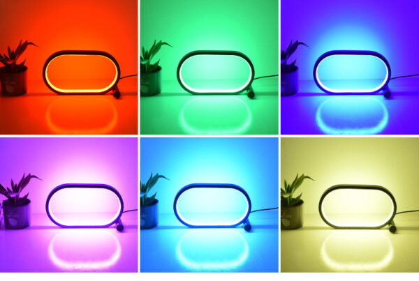 Usb Plug-In Lamp Oval Acrylic Lamp Touch Control Dimmable Modern Simple Creative Night Lamp Bedside Reading Lamp Desk Table Led - Image 8