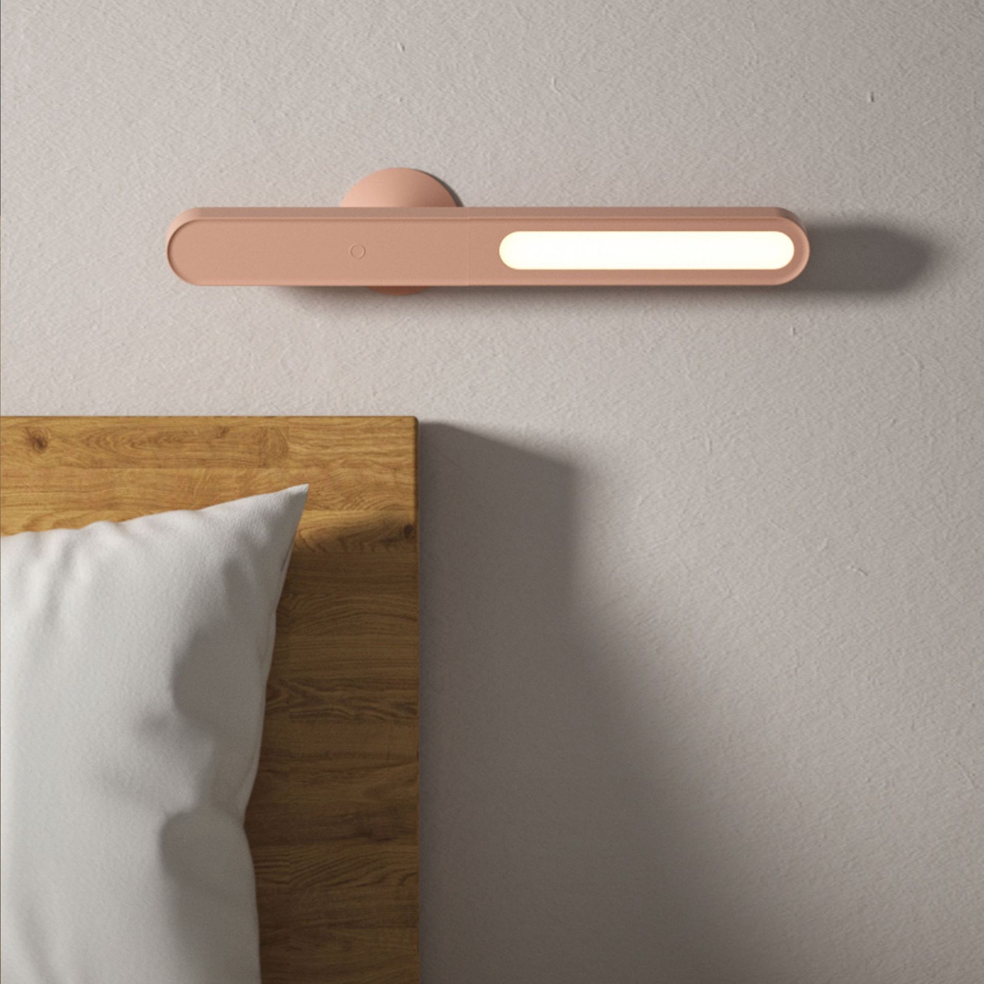 Reading Table Lamp Creative Geometric Desk Lamp Wireless Wall Lamp Multifunctional Magnetic Suction Small Night Light - Image 4