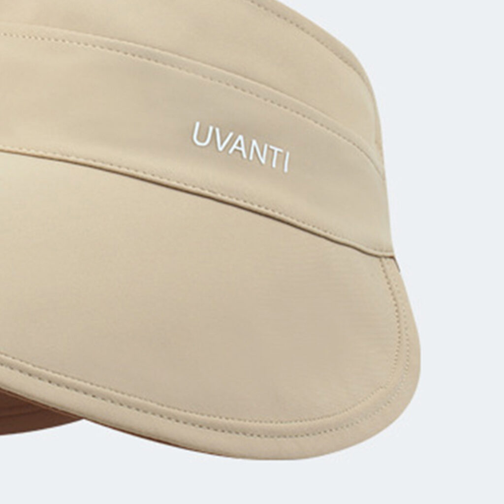 Solid-color Simple Double-sided Wide-brimmed Hat With Empty Crown, Light And Fresh Outdoor Wrap-around Style Large Brim, With Storage Function For Sun Protection.