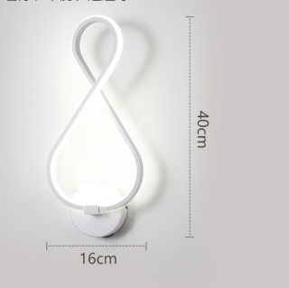 led wall lamp nordic minimalist bedroom bedside lamp - Image 12