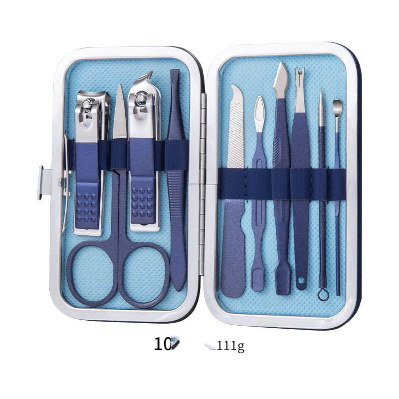 Professional Scissors Nail Clippers Set Ear Spoon Dead Skin Pliers Nail Cutting Pliers Pedicure Knife Nail Groove Trimmers - Image 12