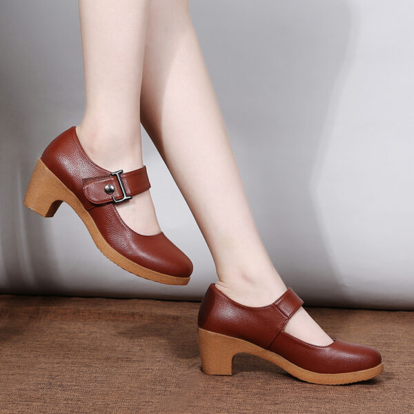 Round-toe Modern Square Dance Shoes For Women - Image 1
