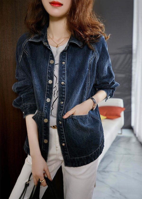 Slimming Baseball Jacket For Women Preppy Style - Image 15