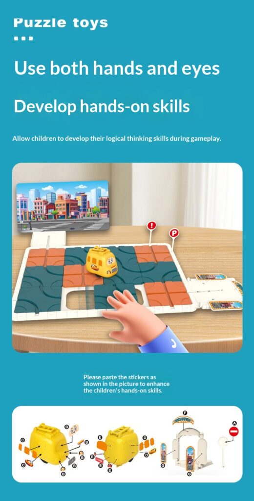Urban Adventure Track Puzzle Educational Toy