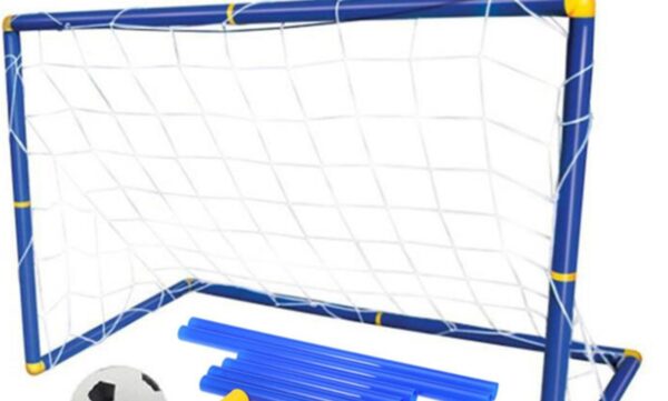 Folding Mini Football Soccer Ball Goal Post Net - Image 4