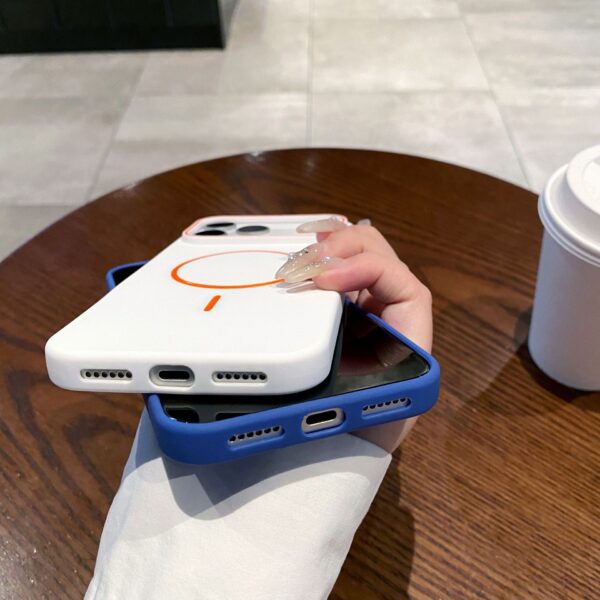 Matte Textured Strong-magnet TPU Phone Case With Drop And Slip Resistance - Image 7