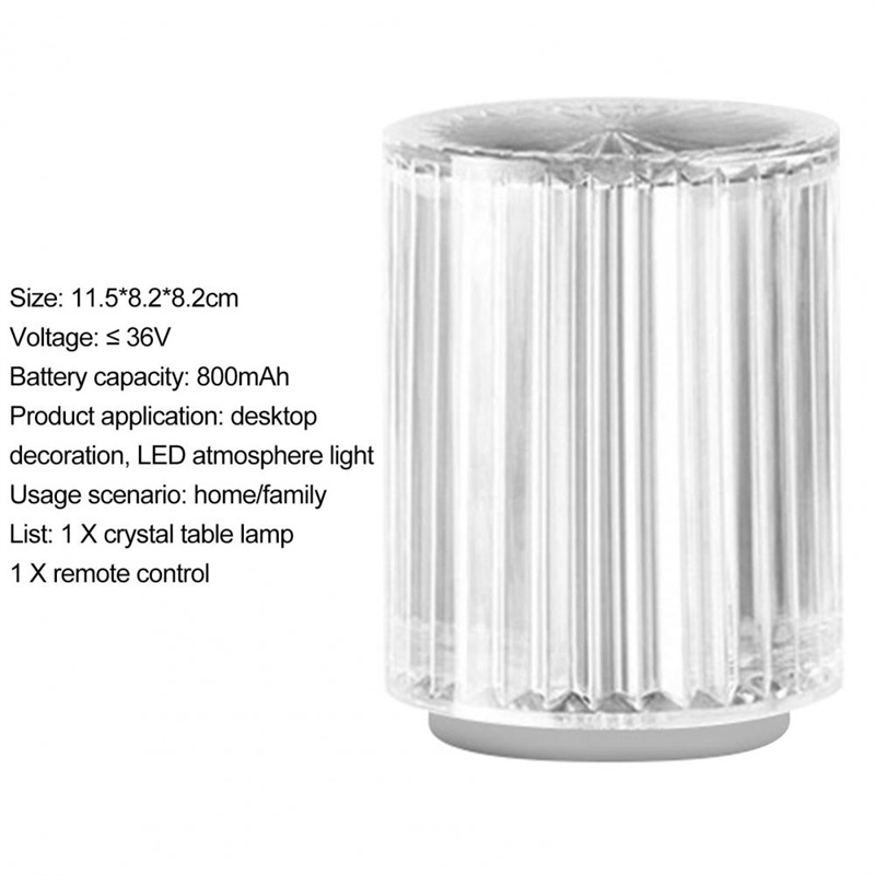 Crystal Lamp Table Lamp Atmosphere Creative Line Small Night Lamp Led Lights - Image 14