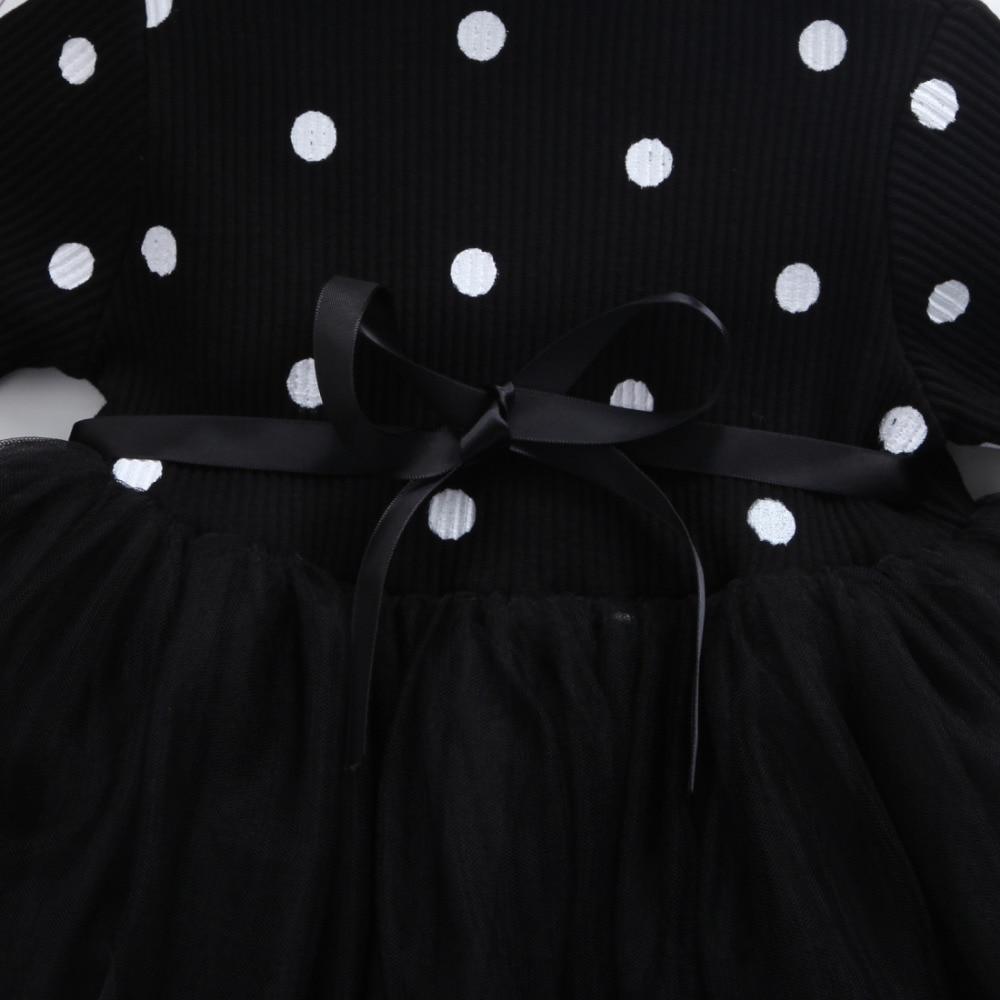 Baby Girls Spring Winter Long Sleeve Tutu Lace Dresses Infantil Newborn 1st Birthday Party Clothes Christening Gown Casual Wear - Image 9