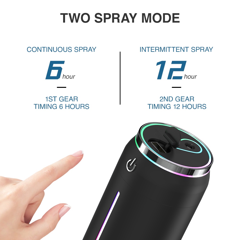 Hot Selling Car Humidifier 220ML Mini USB Aroma Diffuser Wholesale Air Humidificator - Image 8