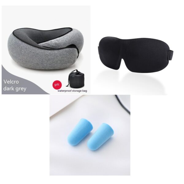 Travel Neck Pillow Non-Deformed Airplane Pillow Travel Neck Cushion Durable U-Shaped Travel Memory Cotton Nap Neck Pillow - Image 35