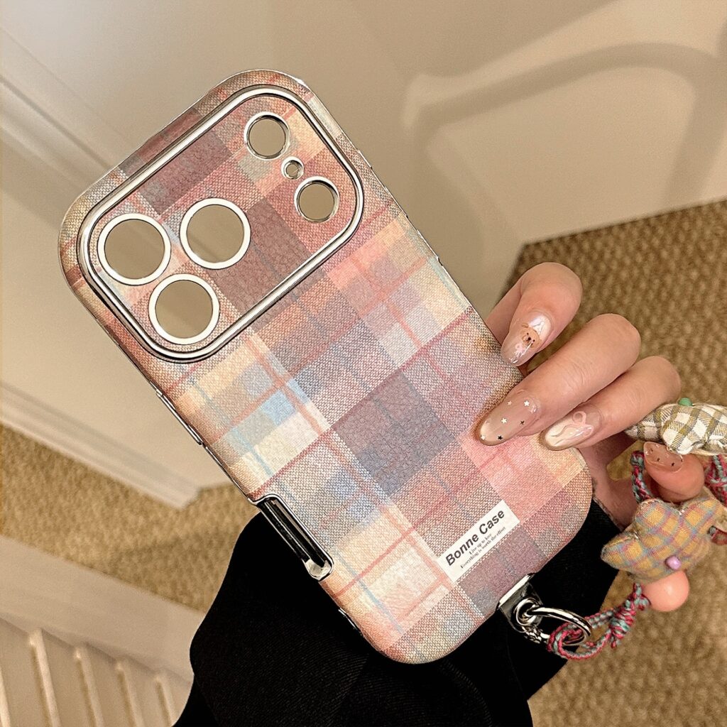 Fabric-Star Electroplated Shatter-Resistant Phone Case