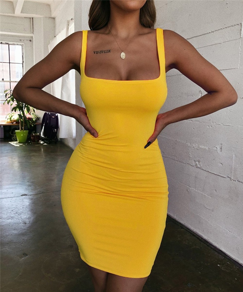 Solid-color Sheath Vest Camisole Plus Size Women