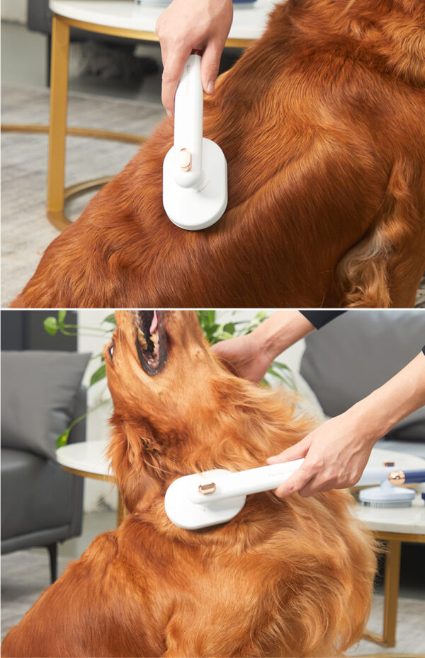 Pet Comb Cat Dog To Remove Floating Hair Pet Hair Brush Hair Removal Artifact Pet Grooming Brush Supplies Self Cleaning Comb Pet Products - Image 13
