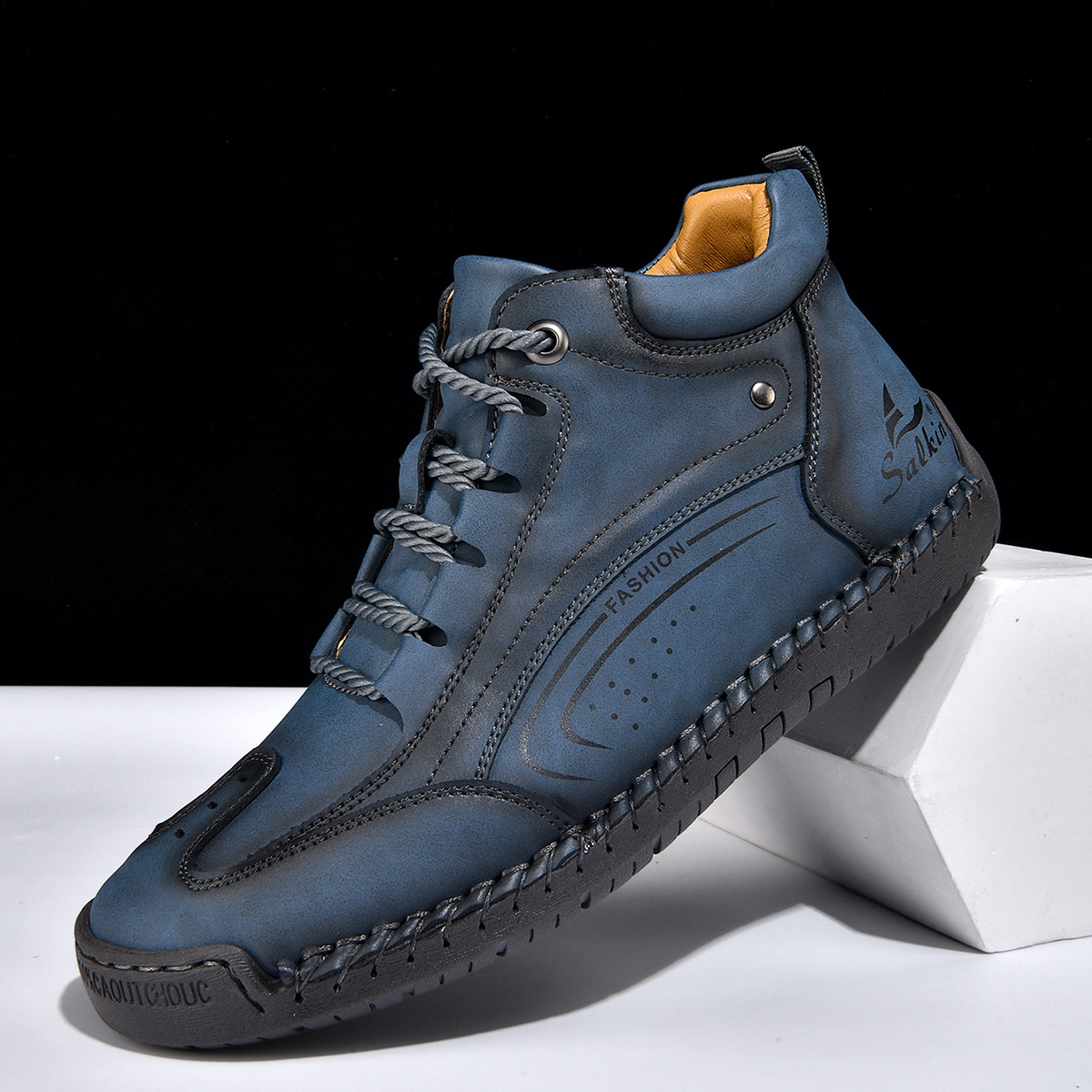 Plus-size Mens Fashion With Hand-stitched Soles - Image 3