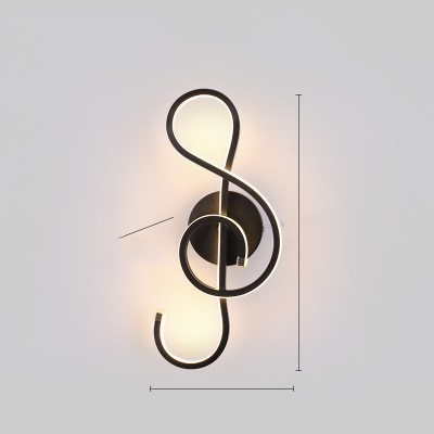 led wall lamp nordic minimalist bedroom bedside lamp - Image 3