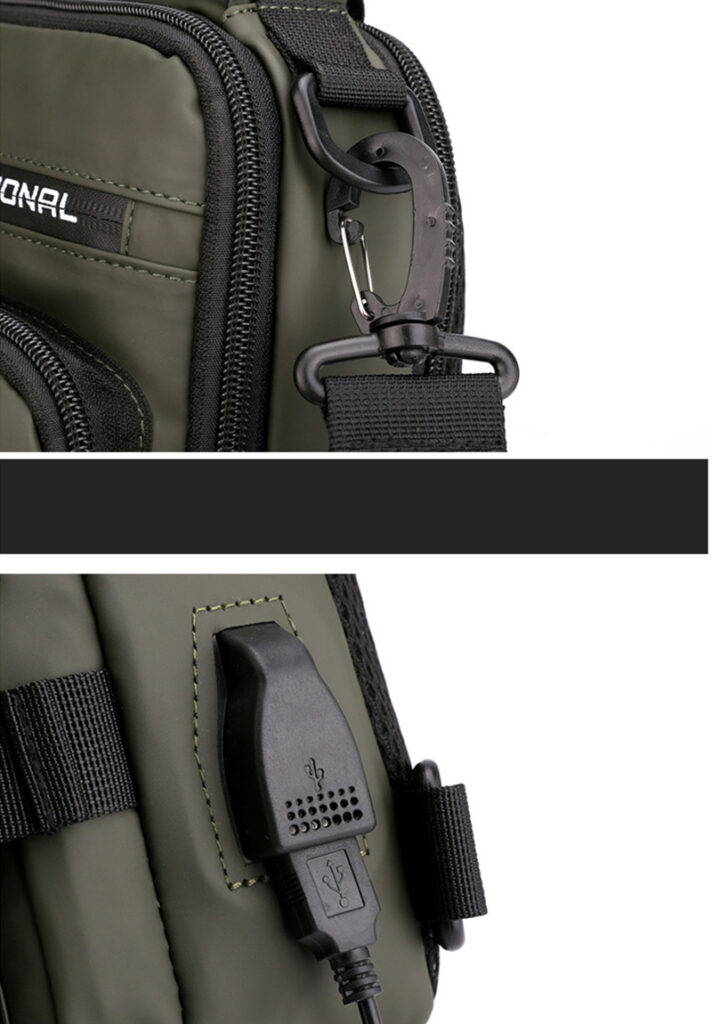 Crossbody Bags Men Multifunctional Backpack Shoulder Chest Bags