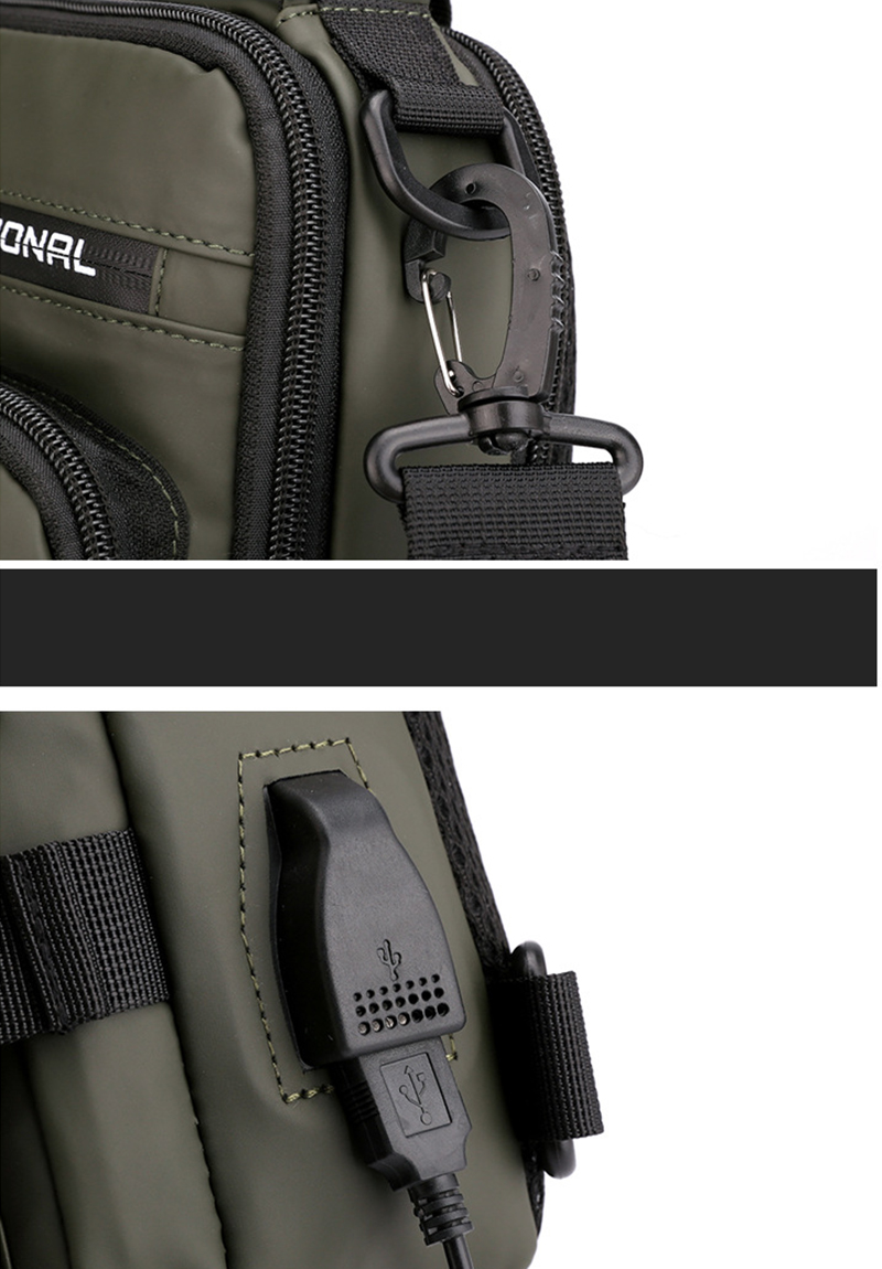 Crossbody Bags Men Multifunctional Backpack Shoulder Chest Bags - Image 16