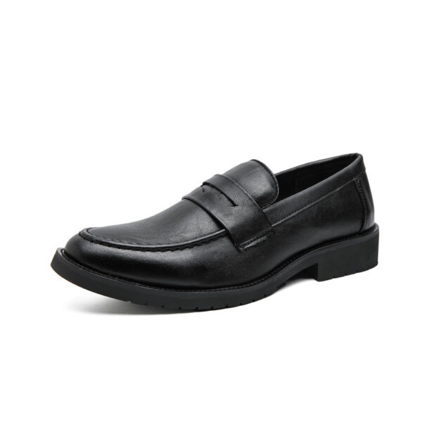 Retro Slip-on Round-toe British Loafers - Image 6