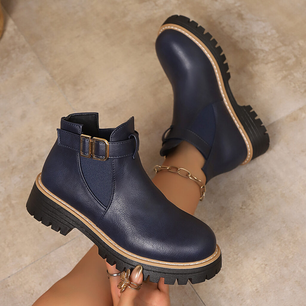 Women's Fashion Martens Boots Women's Winter Thick-Soled