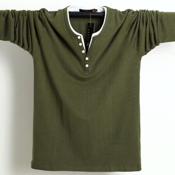 Plus fat plus long sleeve T-shirt - Image 23