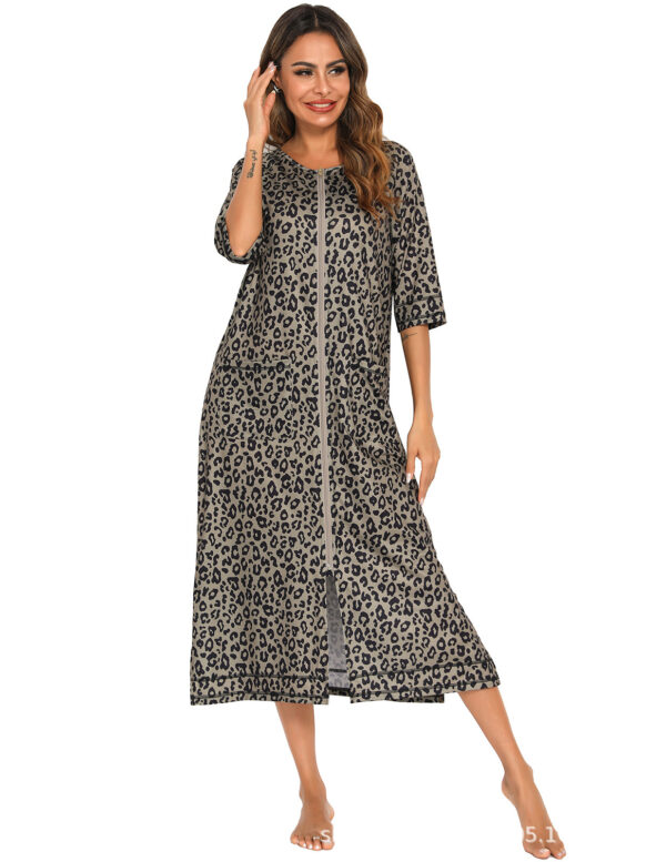 Comfortable Cardigan Womens Base-Layer Pajamas For Autumn And Winter - Image 12