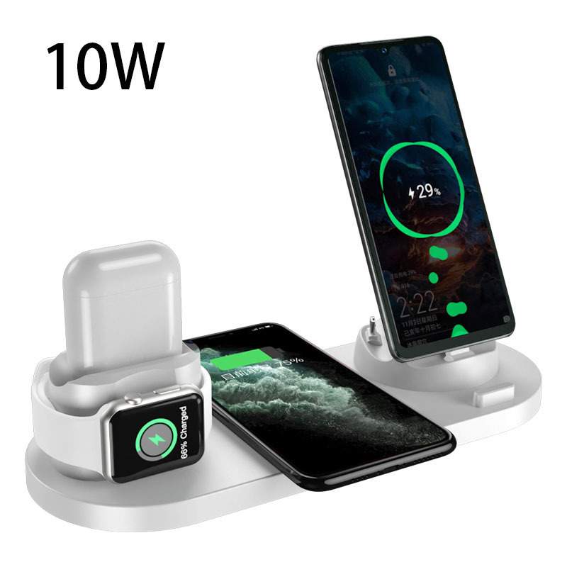 Wireless Charger For IPhone Fast Charger For Phone Fast Charging Pad For Phone Watch 6 In 1 Charging Dock Station - Image 15
