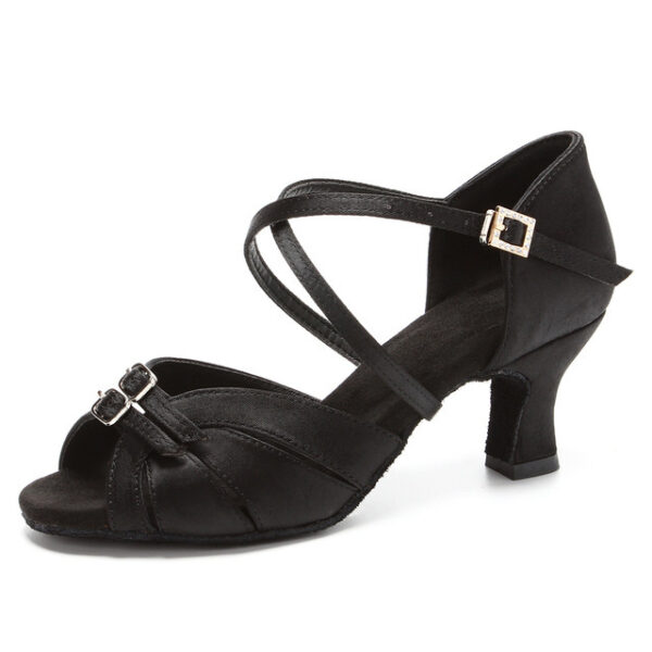 Womens Dance Shoes With A Mid Height Soft Sole - Image 3
