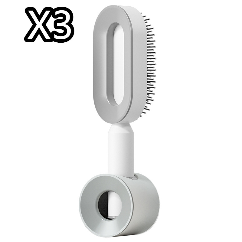 Self Cleaning Hair Brush For Women One-key Cleaning Hair Loss Airbag Massage Scalp Comb Anti-Static Hairbrush - Image 74