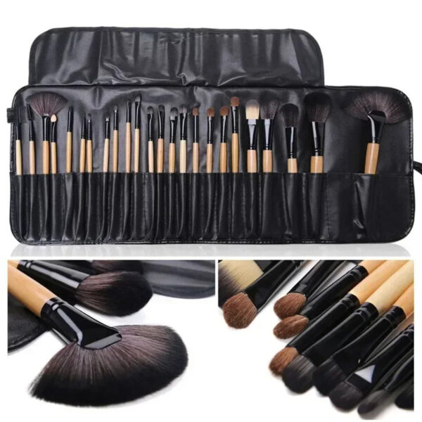 Gift Bag Of 24 Pcs Makeup Brush Sets Professional Cosmetics Brushes Eyebrow Powder Foundation Shadows Pinceaux Make Up Tools - Image 11