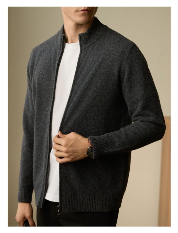 Men's AutumnWinter New Business Knitted Casual Jacket - Image 20