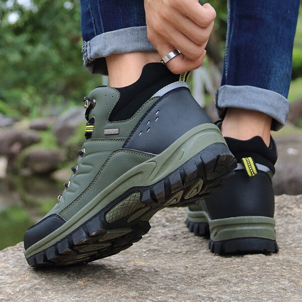 Men's Outdoor Hiking Boots High-top Single-layer Shoes - Image 6