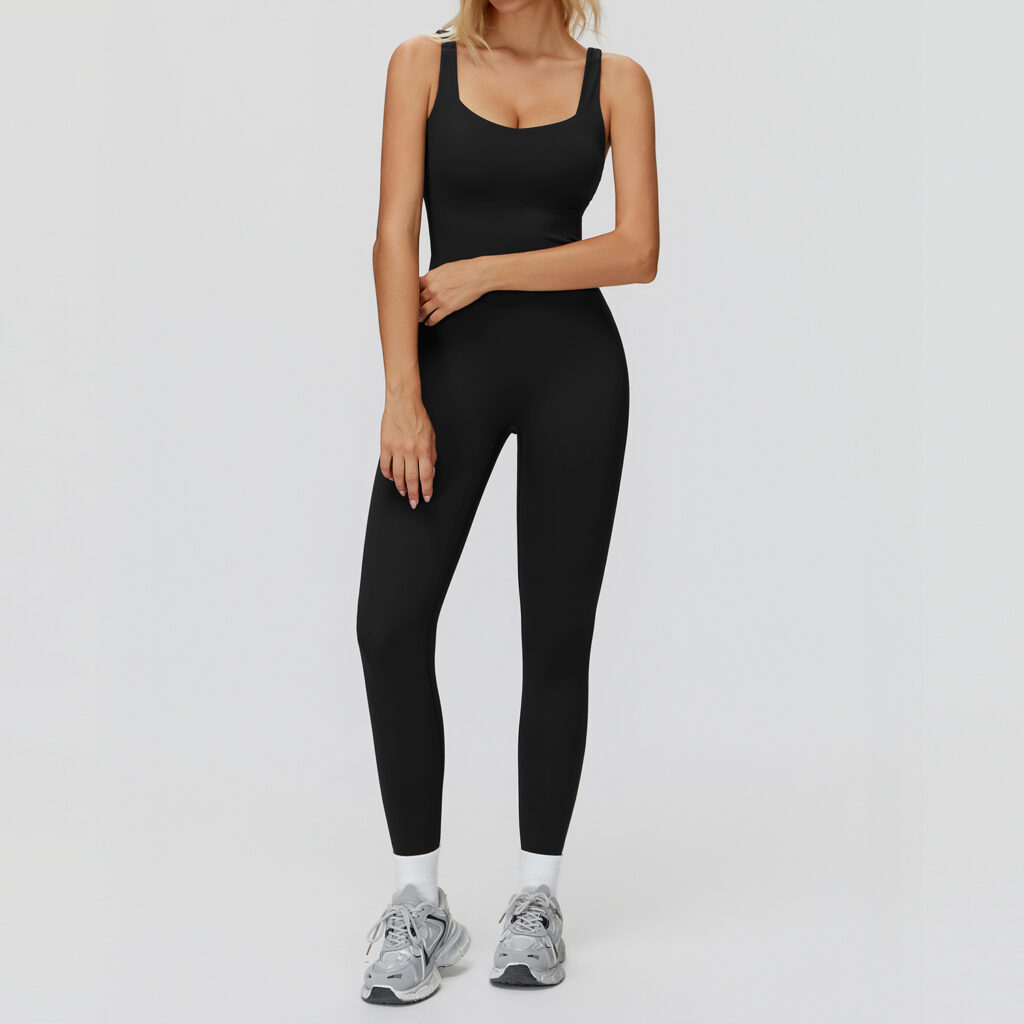 Brushed One-piece Yoga Wear Tight-fitting Workout Clothes