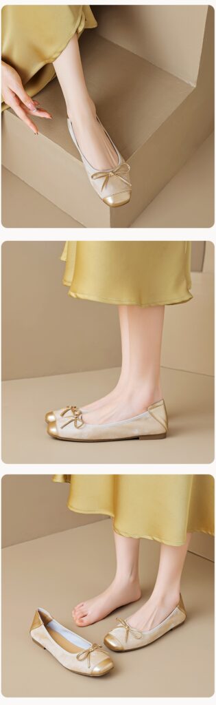 Women's Soft-soled Low-cut Bow-tie Flat Shoes