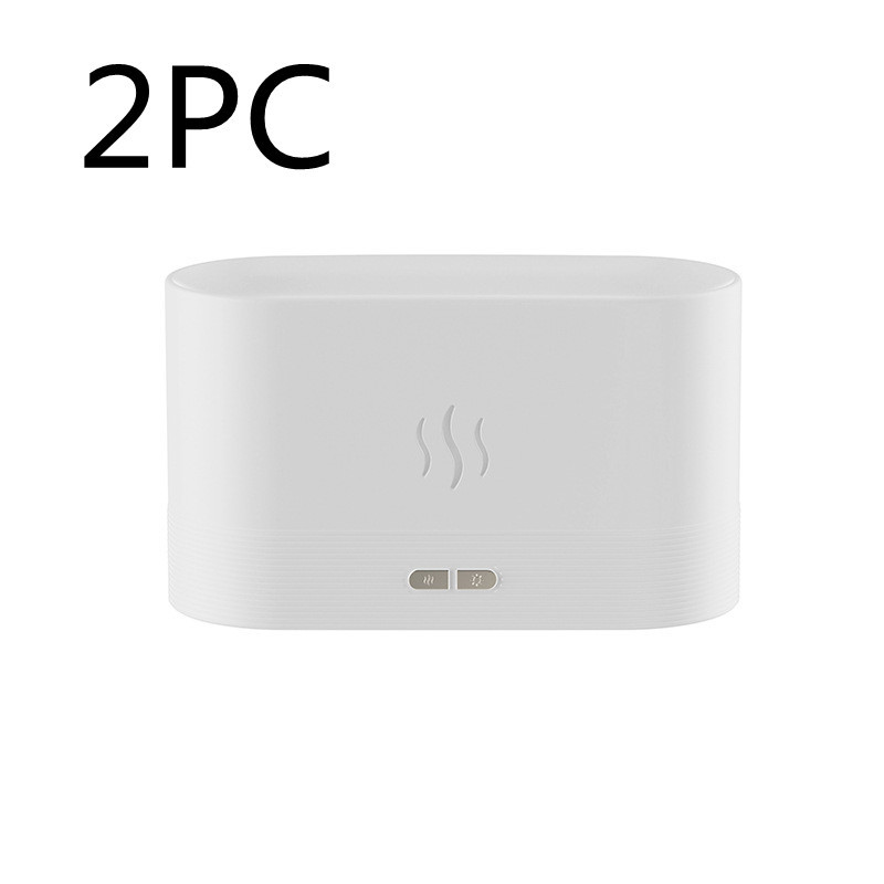 Aroma Diffuser With Flame Light Mist Humidifier Aromatherapy Diffuser With Waterless Auto-Off Protection For Spa Home Yoga Office - Image 34