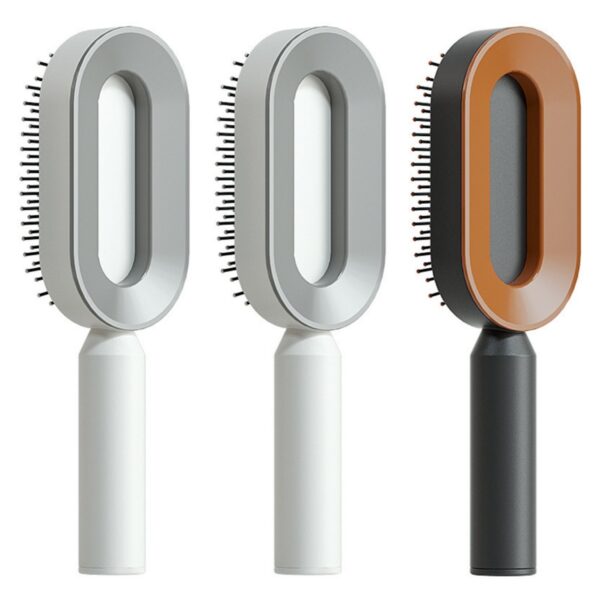 Self Cleaning Hair Brush For Women One-key Cleaning Hair Loss Airbag Massage Scalp Comb Anti-Static Hairbrush - Image 63