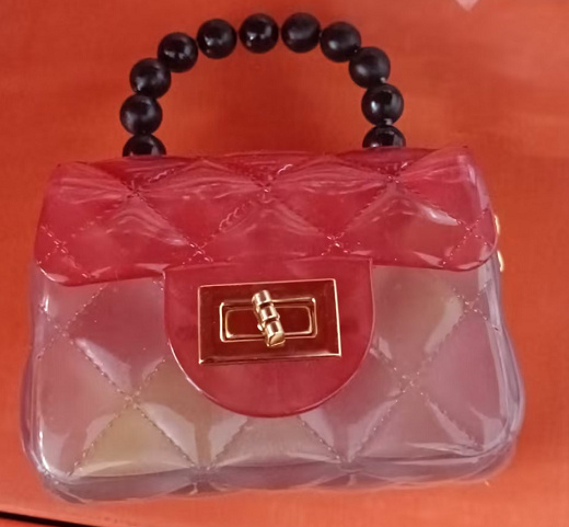 Pearl Handheld Transparent Jelly Bag - Image 2