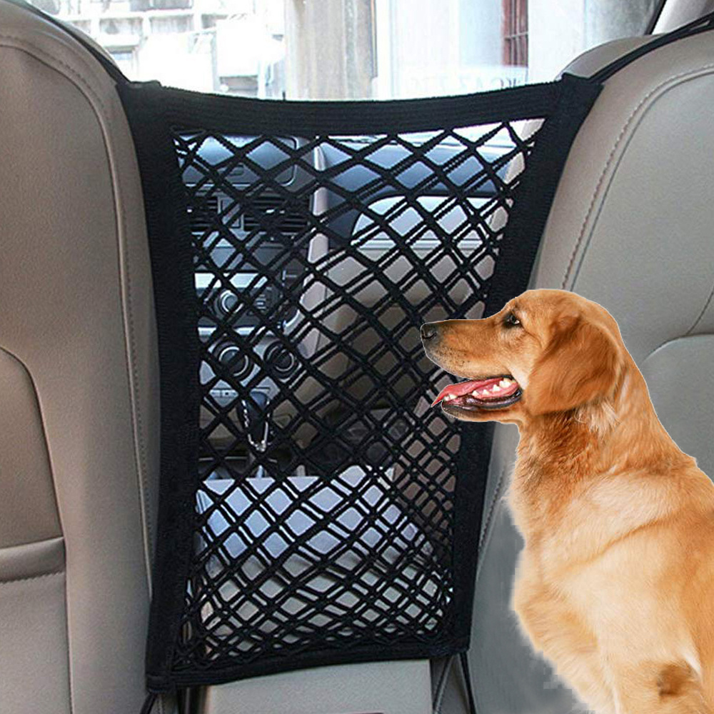 Elastic Car Pet Fence Dog Safety Isolation Net Children Travel Isolation Barrier Mesh Dog Fence Anti-collision Mesh Pet Supplies - Image 1