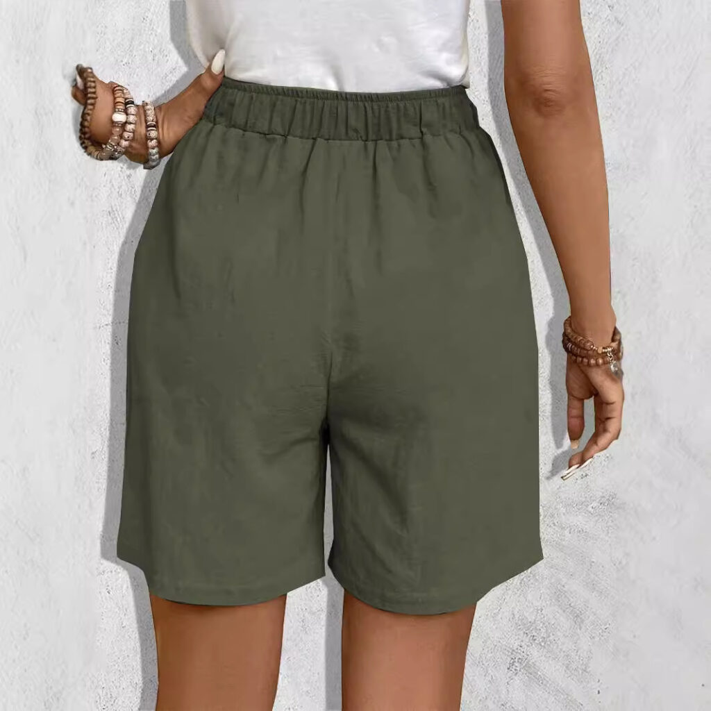 Ice Silk Wide-leg Shorts Casual And Versatile