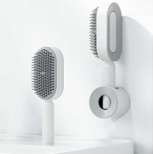 Self Cleaning Hair Brush For Women One-key Cleaning Hair Loss Airbag Massage Scalp Comb Anti-Static Hairbrush - Image 25