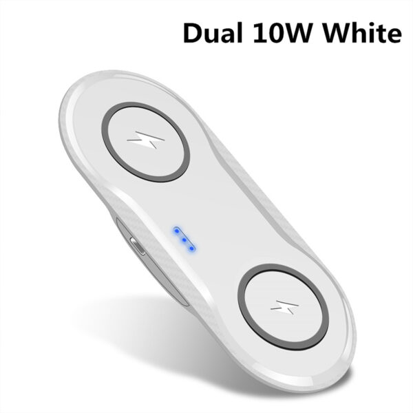 Wireless Charger Dual Mobile Phone Charger - Image 10