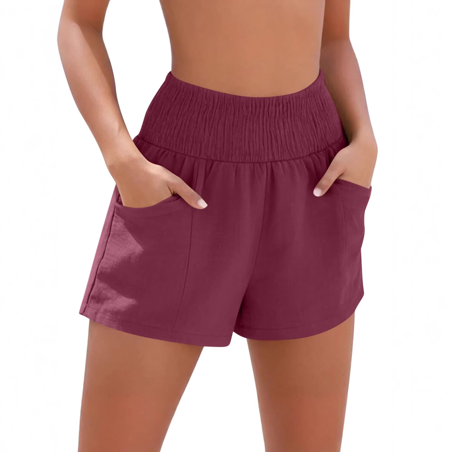 Drawstring Pocket Loose Casual Women