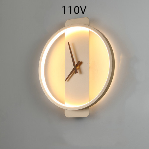 Nordic Wall Lamp Bedroom Bedside Lamp Clock Modeling Lamp - Image 22